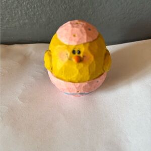 Eddie Walker resin chick vintage collectible Easter spring decor